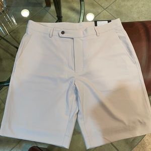 Fairway & Greene F&G Tech Golf Shorts NWT W34 Spandex Woven Short Color: Oyster